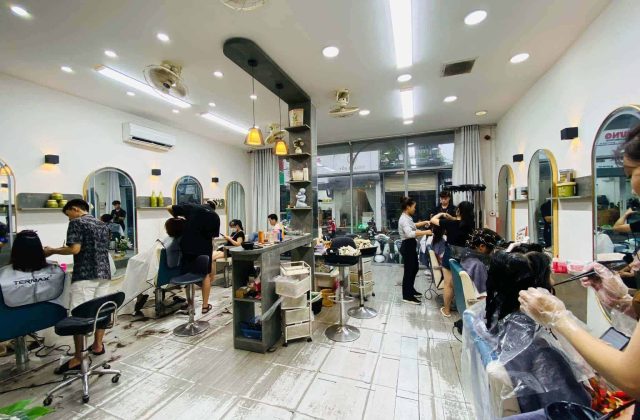 salon làm tóc đẹp ở huế